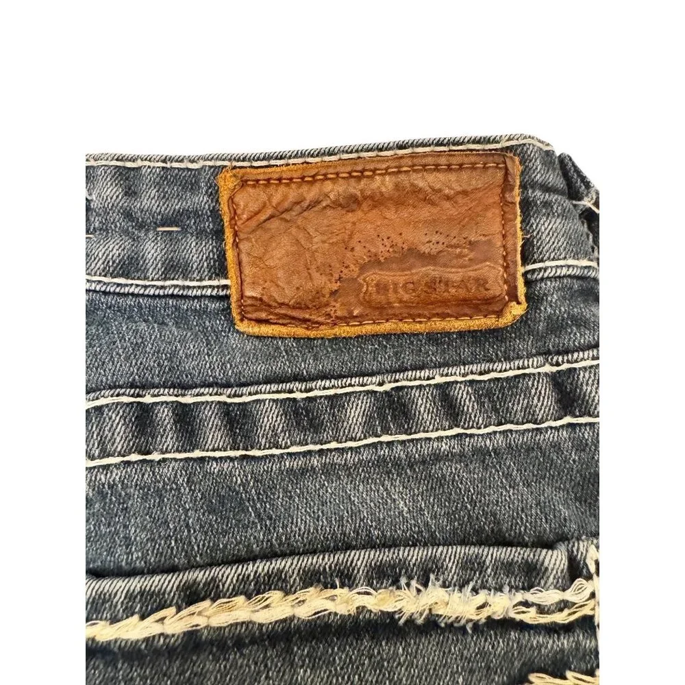 Big Star Sweet Skinny Ultra-Low Fit Womens Jeans 26R Medium Wash Stretch Denim - Picture 3 of 9